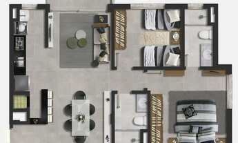 Imagem 6: Apartamento com 2 dormitórios à venda, 73 m² por R$ 710.000,00 - Passo d'Areia - Port