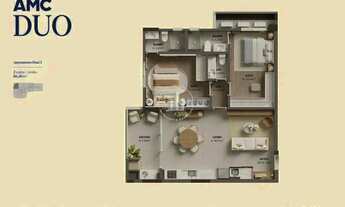 Imagem 6: Apartamento 2 Quartos com 2 Suítes e 86m² - Campinas