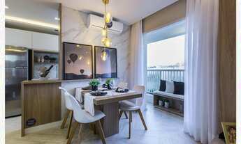 Imagem 2: Apartamento 2 dormitórios com vaga e varanda gourmet com vaga em condomínio club 43 mt