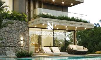 Imagem 5: Belo sobrado com 4 suítes, lavabo, amplo living integrando com espaço gourmet, no condomín