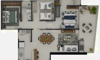 Imagem 4: APARTAMENTO COM 3 DORMITÓRIOS SENDO 1 SUITE À VENDA, 149,36M² - Itacolomi - Balneário Piça