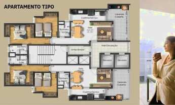 Imagem 4: Apartamento com 2 dormitórios suíte à venda, 82 m² por R$ 617.463,00 - Passos