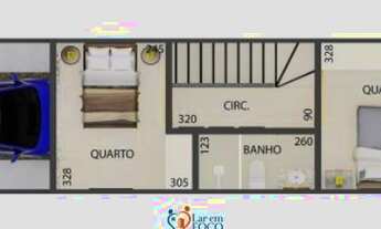 Imagem 7: 749. Casas duplex 2Q 60,68M² B. Londrina, 1VG+área privativa de 23 ou 65m²