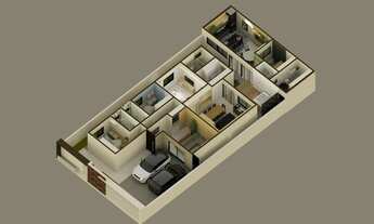 Imagem 7: Casa Parque Brasília com 3/4 sendo 3 Suítes