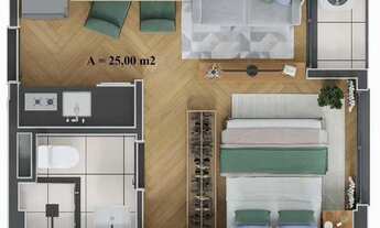 Imagem 6: Flat Studio Maceió Adrianópolis com 25 m² em Excelente Localização