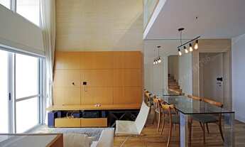 Imagem 4: Loft duplex Mobiliado com acabamento nobre, prédio auto padrão neoclássico com lazer compl