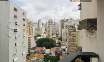 Imagem 6: Flat disponível para locação mobiliado com 1 dormitório e sala no Jardins