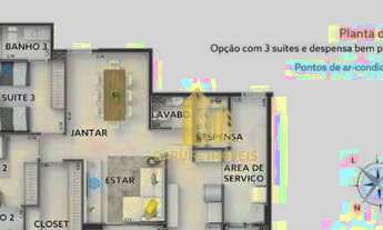 Imagem 2: Apartamento com 3 dormitórios à venda, 120 m² por R$ 1.275.000,00 - Vila Ema - São José do