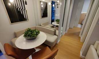 Imagem 4: APTO COM 2 DORMS/C OPÇÃO DE SACADA /C OPÇAO DE VAGA / PISO NOS DORMS/ EM FRENTE ESTAÇÃO