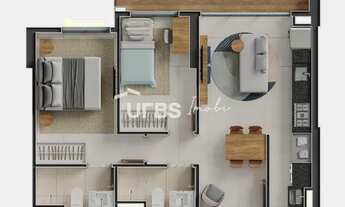 Imagem 5: Cinque Terre Residenze - Apartamento 2 quartos, sendo 1 suíte