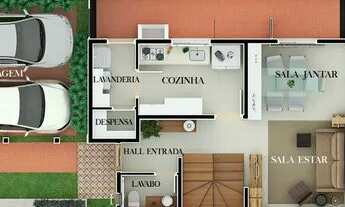 Imagem 5: Casa 3/4, 2 Vagas de Garagem, Condomínio Fechado, Excelente Localização