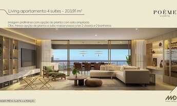 Imagem: Poeme Horto, 4 suítes nascente, em 173m²