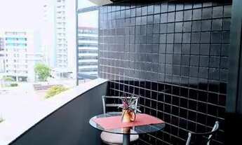 Imagem 7: Apartamento em praia de Jatiuca, 01 quarto com sacada e vista ao mar, todo mobiliado