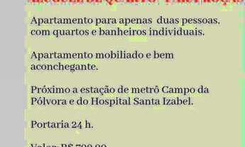 Imagem: Aluguel de quarto para moças