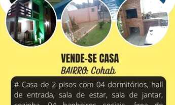 Imagem: CA 2708) Casa de 2 pisos - Cohab - Santo