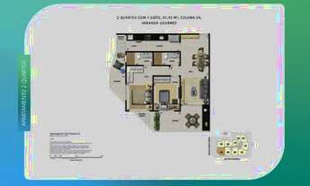 Imagem 7: Lançamento em Piratininga de 1 e 2 quartos - a 100 mentros da Praia !