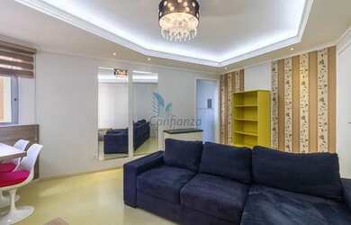 Imagem 5: Apartamento Mobiliado com 2 dormitórios para alugar, 53 m² por R$ 2.643/mês - Hauer - Curi