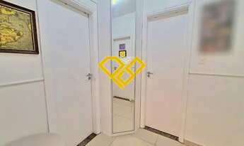 Imagem 5: 2 quartos + dependência revertida para o terceiro dormitório em Santos