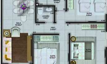 Imagem: Apartamento com 3 dorms, Canto do Forte