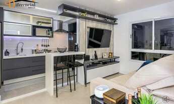 Imagem 7: Apartamento com 2 dormitórios para alugar, 54 m² por R$ 3.013,00/mês - Santa Quitéria - Cu