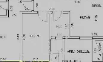 Imagem 6: Apartamento sem condomínio com elevador, 2 dormitórios sendo 1 suíte e 1 vaga de garagem