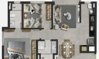 Imagem 3: Apartamento com 2 dormitórios à venda, 73 m² por R$ 710.000,00 - Passo d'Areia - Port