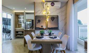 Imagem 6: Apartamento 2 dormitórios com vaga e varanda gourmet com vaga em condomínio club 43 mt