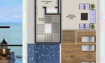 Imagem 5: Apartamento para venda possui 79 metros quadrados com 2 quartos em Centro - Balneário Piça