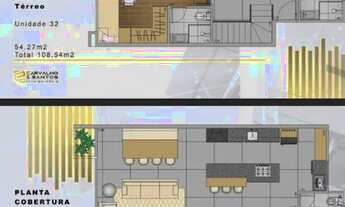 Imagem 3: Cobertura à venda 2 quartos 2 suítes 2 vagas Tereza Cristina Residencial Nova Petrópolis