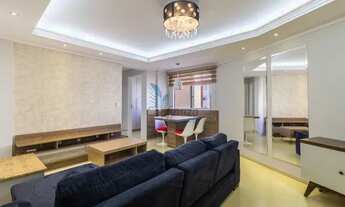 Imagem 3: Apartamento Mobiliado com 2 dormitórios para alugar, 53 m² por R$ 2.643/mês - Hauer - Curi