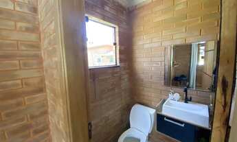 Imagem 6: Casa Rústica em Condomínio Fechado com 3 Quartos e Ar Condicionado