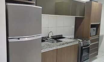 Imagem 2: Apartamento mobiliado beira mar para aluguel tem 45 metros quadrados com 1 quarto