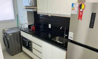 Imagem 2: Locacao de lindo apto de 1 dorm/churrasqueira, 100% mobiliado, 1 vaga escriturada. Entrar