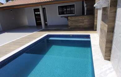 Imagem 2: Casa Nova com 3 quartos e piscina em Flórida - Praia Grande - SP