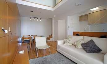 Imagem 3: Loft duplex Mobiliado com acabamento nobre, prédio auto padrão neoclássico com lazer compl