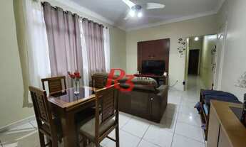 Imagem 2: Apartamento com 2 dormitórios à venda, 91 m² por R$ 360.000,00 - Aparecida - Santos/SP