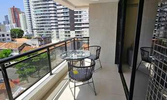 Imagem 3: Alugo apto mobiliado no Ed. Quadra Residence - 95m² - 2/4 sendo uma suíte - 2 vgs - Umariz