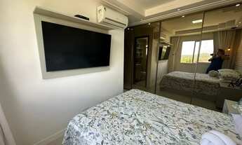 Imagem 4: Lindo apartamento para alugar, Nascente, 65m², Mobiliado, Piscina, 200m Praia de Buraquin