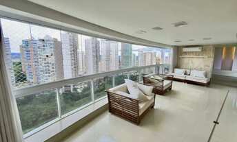 Imagem 4: Apartamento 4 suítes vista definitiva nascente mobiliado frente ao Parque Flamboyant no Ja