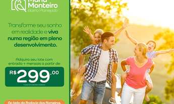 Imagem: Loteamento Residencial Maria Monteiro
