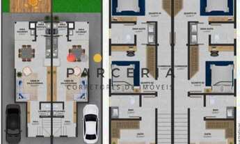 Imagem 4: Sobrado Novo c/ 134,5m² 3 dorm, sendo 1 suíte + 2 demi suíte no Carianos