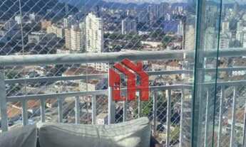 Imagem 2: Apartamento com 3 dormitórios para alugar, 84 m² por R$ 4.500,00/mês - Marapé - Santos/SP