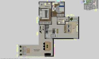 Imagem 4: Apartamento para Venda em Belo Horizonte, Santa Branca, 2 dormitórios, 1 suíte, 2 banheiro
