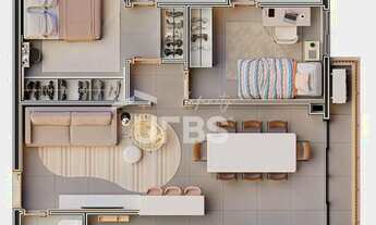 Imagem 2: Invite Marista Apartaments - Apartamento 2 quartos, sendo 2 suítes