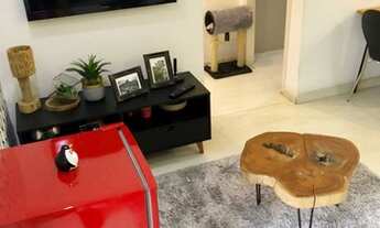 Imagem 7: Apartamento Vila Alzira, 3 dormitórios, suíte, Sala ampla, sacada, 1 vaga - mobiliado