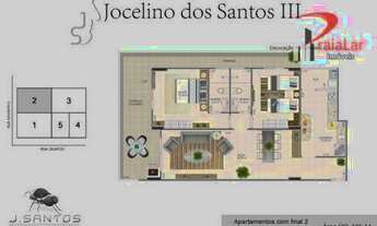 Imagem 6: Apartamento com 2 dormitórios à venda, 88 m² por R$ 528.000,00 - Tupi - Praia Grande/SP