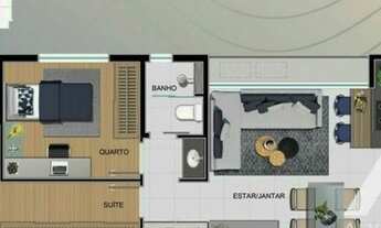 Imagem 4: Apartamento Alto Padrão de 2 quartos no Loudes