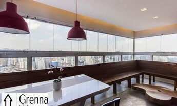 Imagem 6: Cobertura mobiliada com 100m² para locação, Pinheiros-SP