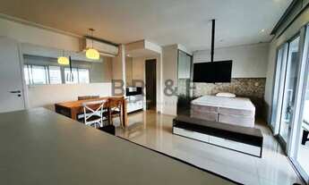 Imagem 5: Apartamento para locação com 1 dormitório, 1 vaga, varanda e 49 m² - Campo Belo SP