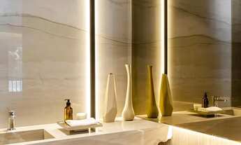 Imagem 7: Apartamento, 4 suítes, 277 m2, Varanda Gourmet com churrasqueira a carvão, acima da Praça